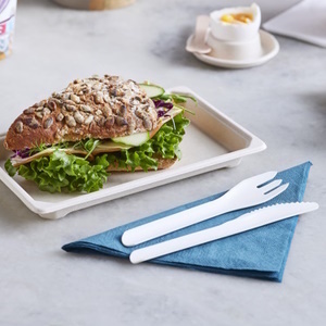 Sustainable disposable cutlery: BioPak "Pluma" scores in mouthfeel Sustainable disposable cutlery: BioPak "Pluma" scores in mouthfeel